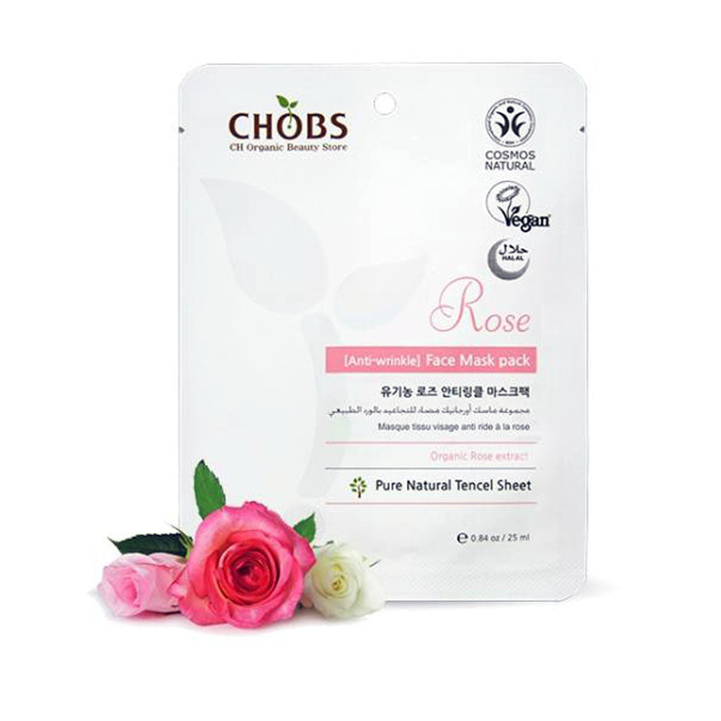 CHOBS Rose Face Mask pack