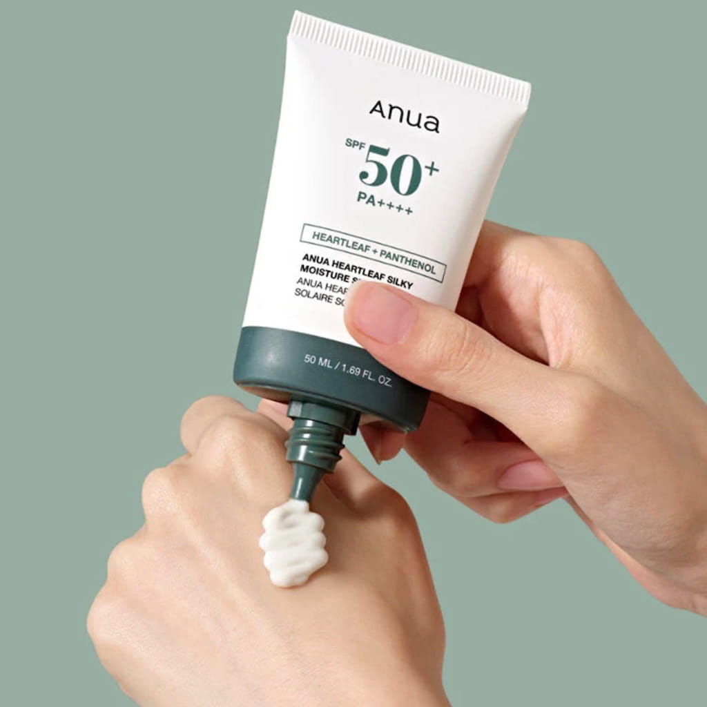 ANUA Heartleaf Silky Moisture Sunscreen