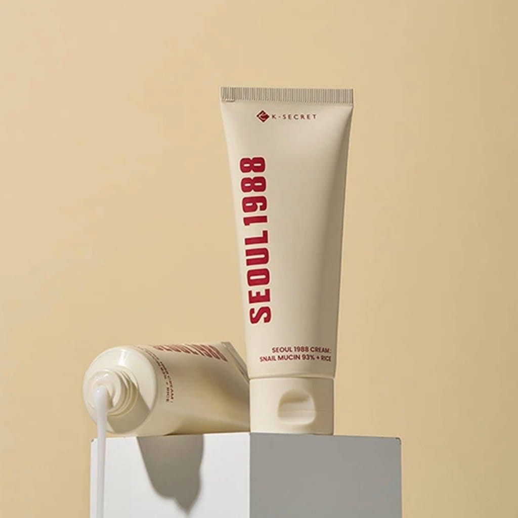 KSECRET SEOUL 1988 Cream : Snail Mucin 93% + Rice 100ml