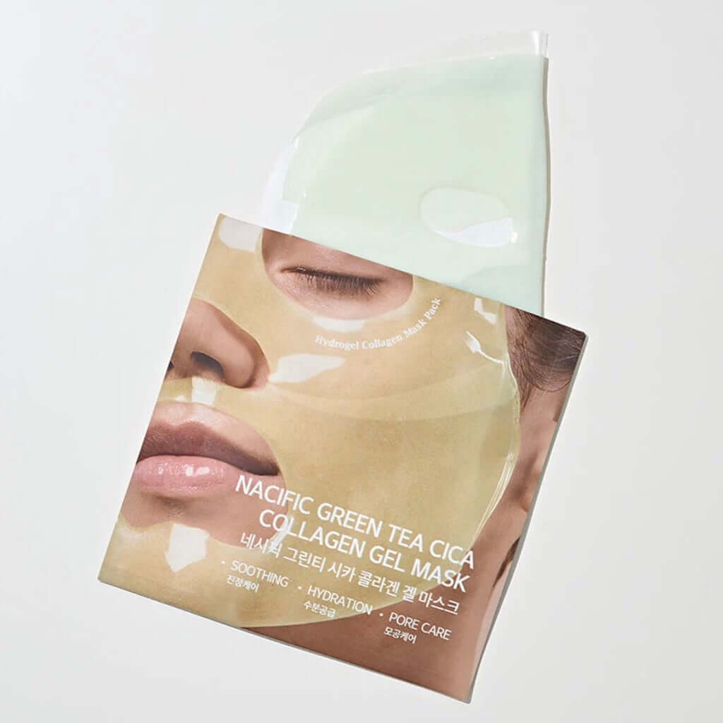 NACIFIC Green Tea Cica Collagen Gel Mask