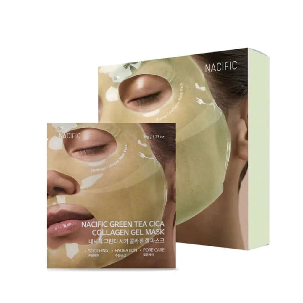 NACIFIC Green Tea Cica Collagen Gel Mask