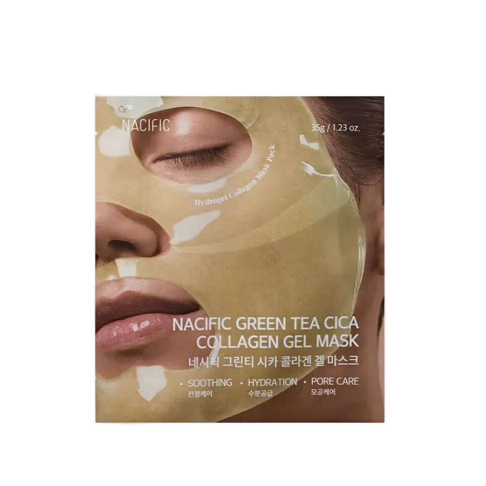 NACIFIC Green Tea Cica Collagen Gel Mask